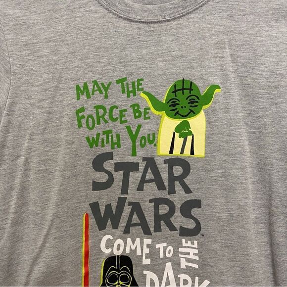 STAR Wars tee Yoda Dart Vader medium - Picture 3 of 8